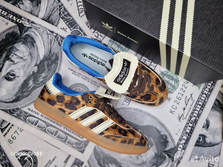 Кеды Adidas Samba Wales Bonner Leopard