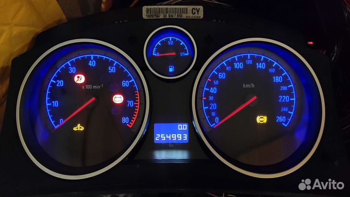 Приборная панель full function OPC astra H AT/MT