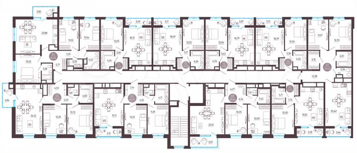 3-к. квартира, 81,4 м², 6/10 эт.