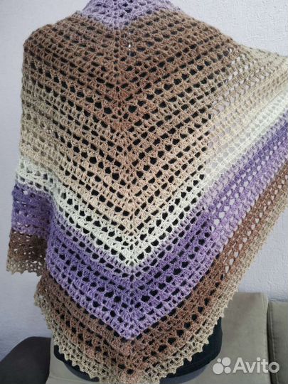 Шаль ручной работы