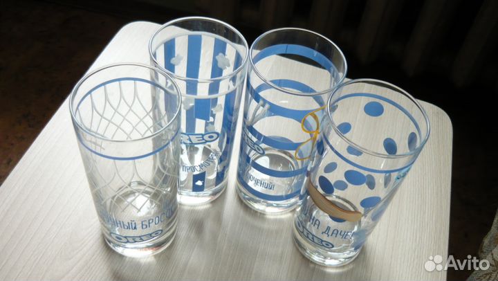 Бокалы фирменные от Oreo