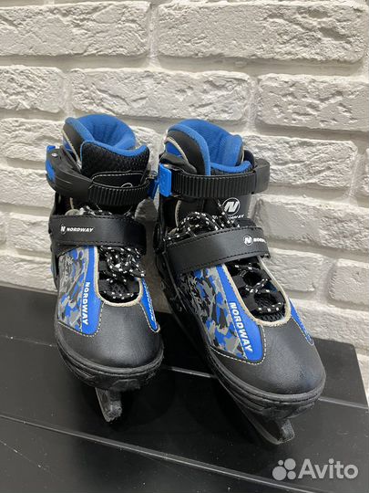 Коньки детские раздвижные 27-30