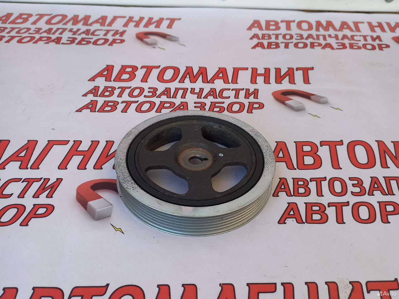 Шкиф коленвала Солярис 2 Рио 4 Церато 4 G4FG