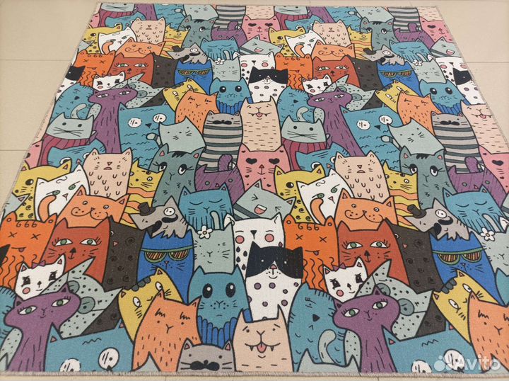 Детский палас с кошками 1,5*2,0