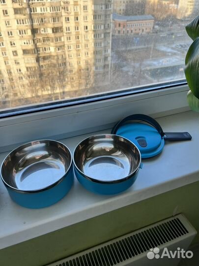 Термос для еду с 2 контейнерами