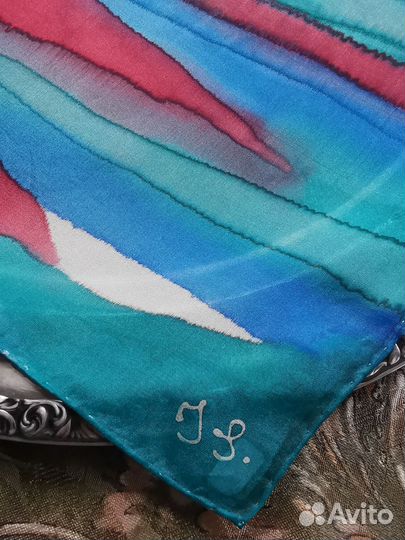 Батик шёлковый платок Паше