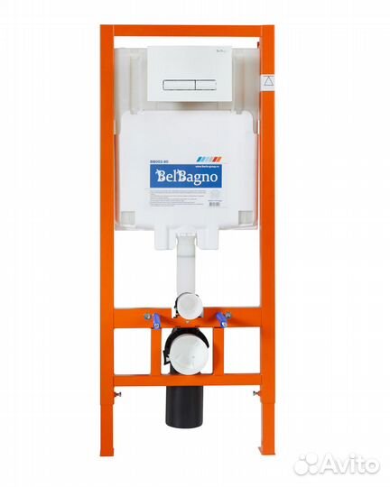 Комплект 3 в 1 Унитаз подвесной с сиденьем BelBag