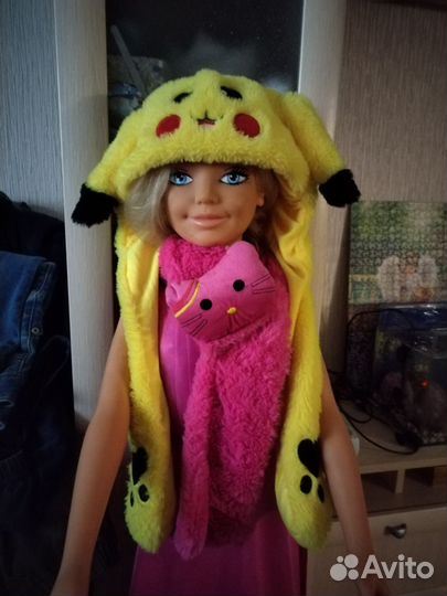 Шапка светящаяся пикачу