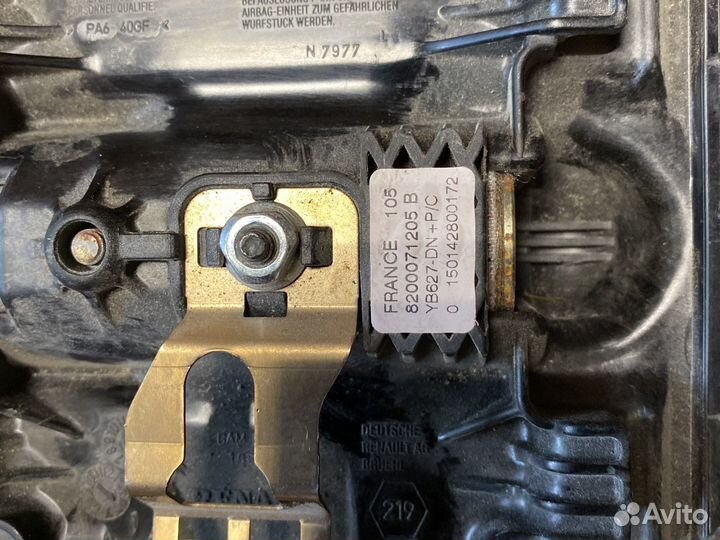 Renault laguna 2 подушка безопасности водителя