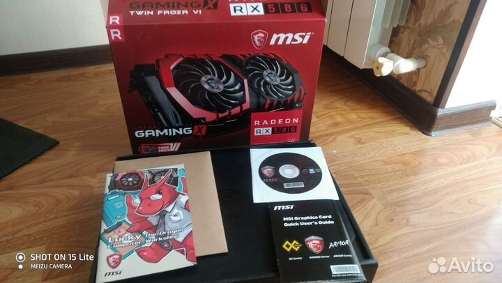 Продам видеокарту msi radeon rx 580 4gb