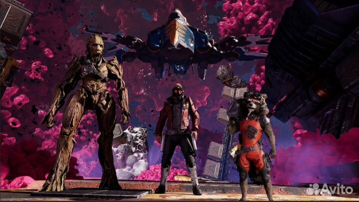 Стражи Галактики Marvel (PS4) Б\У