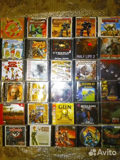 Старые компьютерные игры. Диски CD