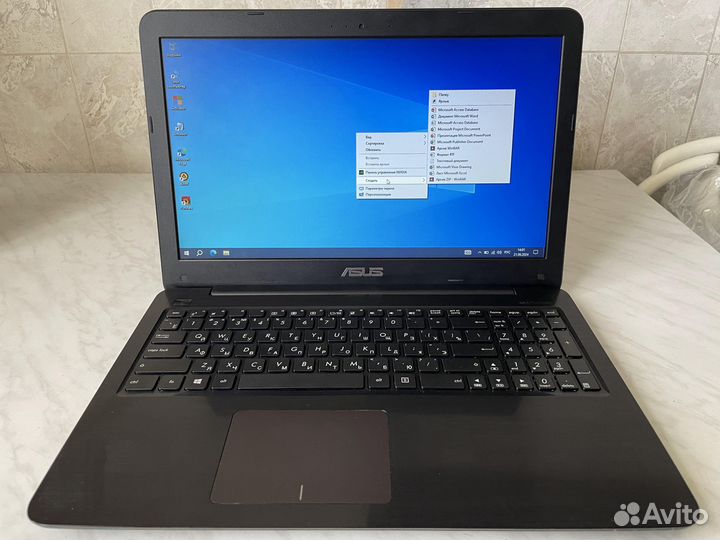 Asus X556U i3-7100U 2.4ггц/8Gb/SSD 256Gb+HDD 500Gb