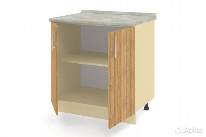 Стол 2 дверный Прима с полкой 