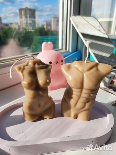 Свечи из пчелиного воска 10см