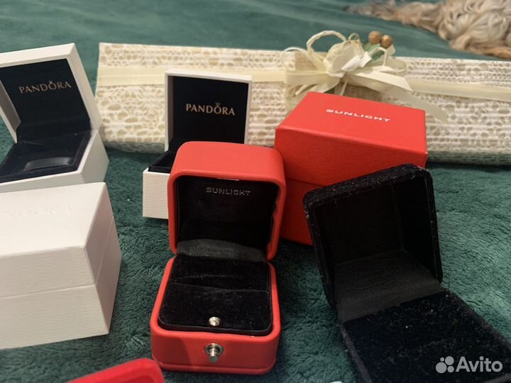 Коробка подарочная для кольца, цепочки, пакеты