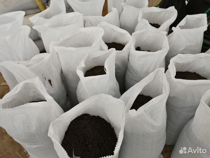 Чернозем в мешках (25 литров)