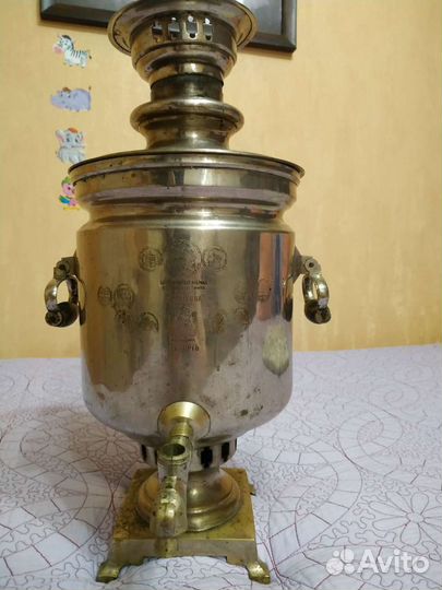 Самовар угольный старинный