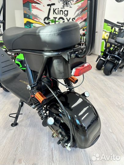 Электроскутер Wolong C2 PRO NEW 1000W 13Ah