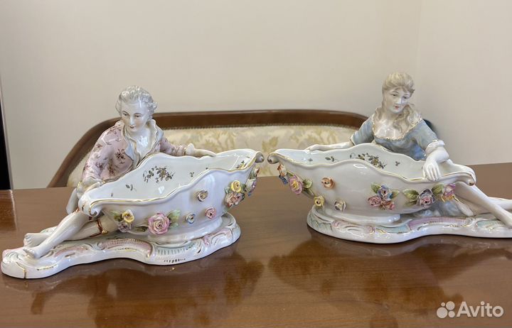 Фарфоровые статуэтки в стиле Мейсен (Meissen)