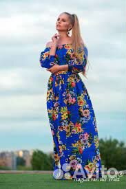 Платье august VAN DER walz