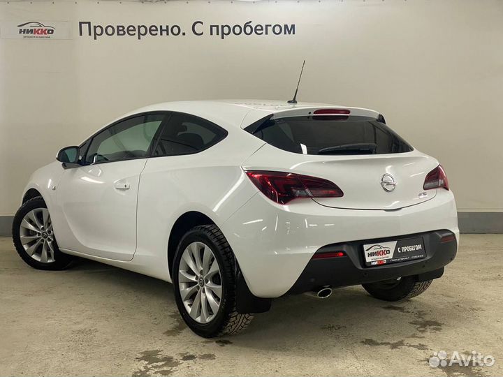 Opel Astra GTC 1.4 AT, 2013, 82 000 км