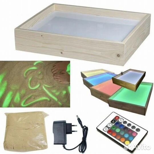 Рисование песком