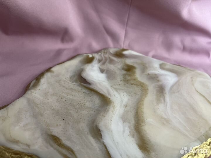 Подставка и подстаканники из эпоксидной смолы