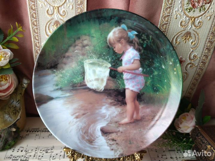 Винтажная декоративная тарелка Pemberton & Oakes