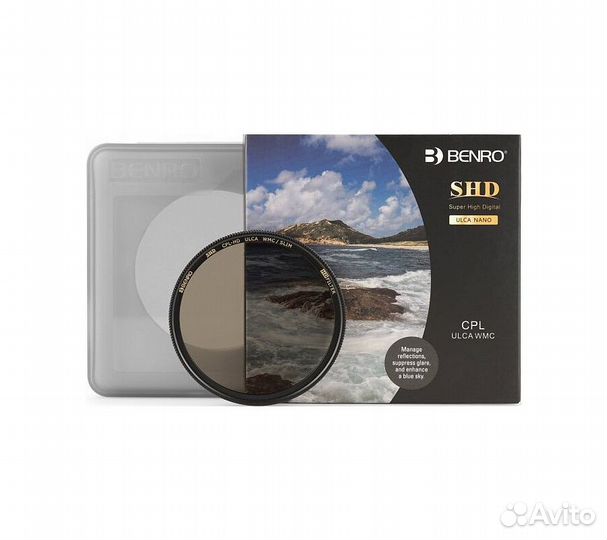 Поляризационный фильтр Benro SHD CPL-HD ulca WMC/s