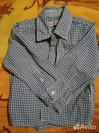Рубашки на мальчика 2-3 лет