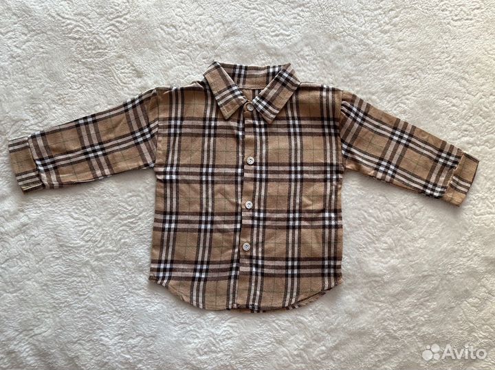 Рубашка для мальчика новогодняя