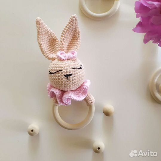 Погремушка грызунок зайка/мишка