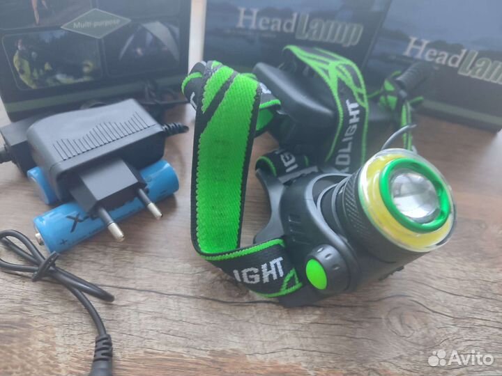 Налобный фонарь аккумуляторный