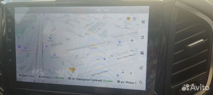 Авто магнитола LADA с навигатором
