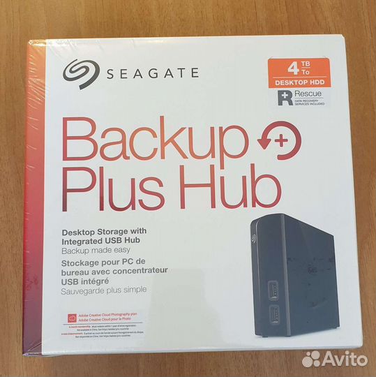 Внешний диск Seagate BackupPlusHub,4tb,USB