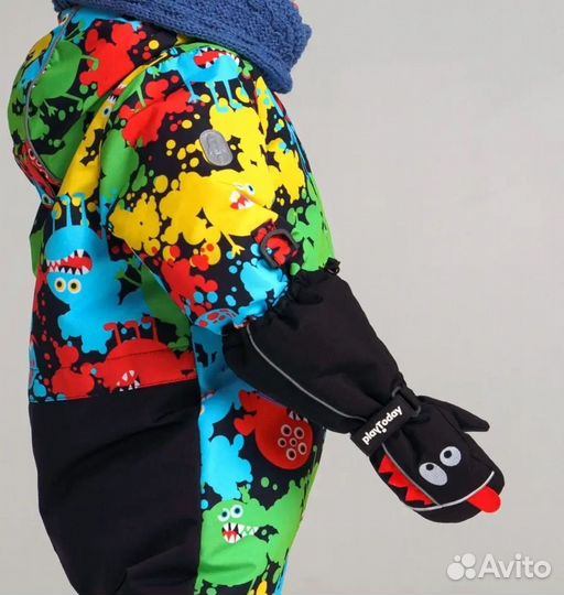 Краги зимние на липучке 18-24 мес