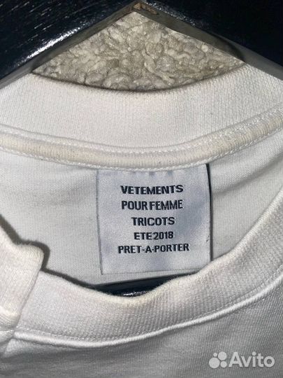 Футболка vetements zurich