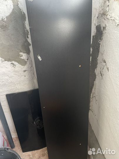 Полка настенная IKEA черный лак