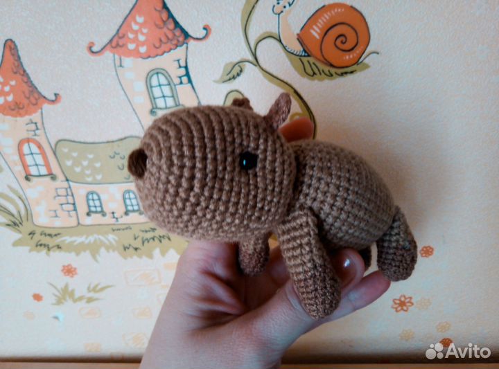 Капибара вязаная