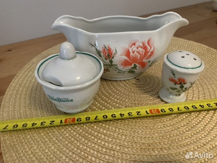 Солонка, перечница, соусник СССР