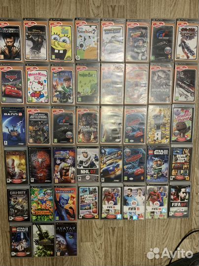 Лицензионнные диски с играми на sony psp