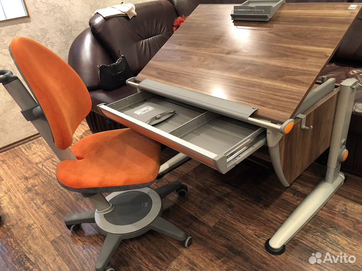 Парта MoLL и стул moll подставка уче держатель