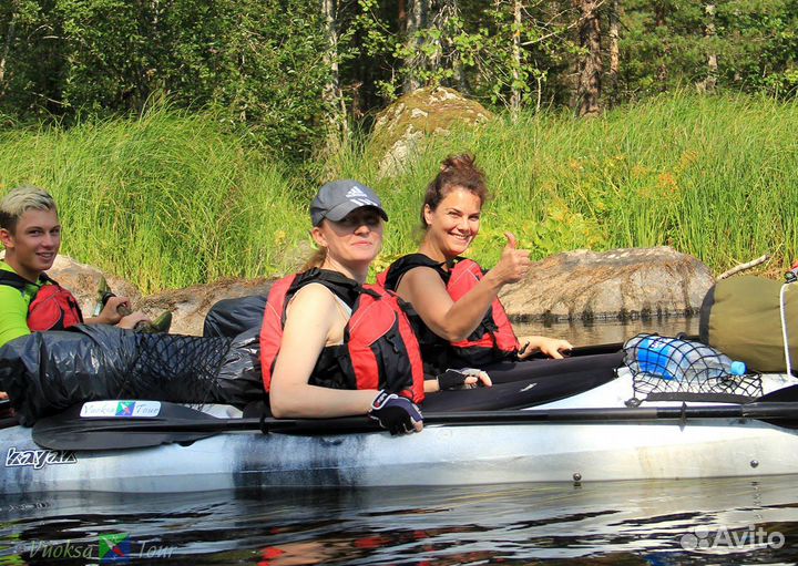 Походы выходного дня на каяках и байдарках Вуокса
