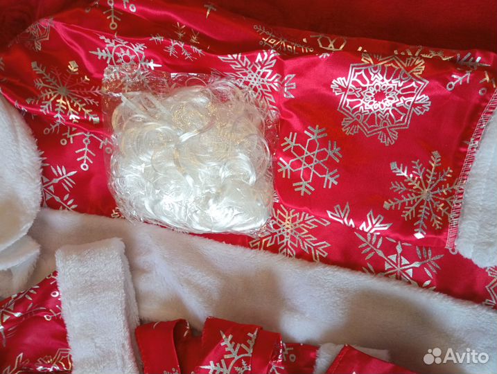 Костюм деда мороза и снегурочки