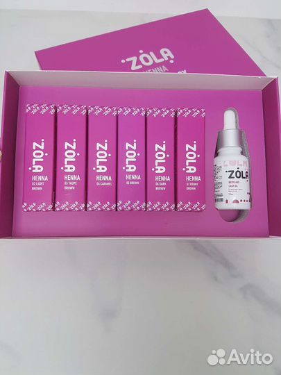 Хна для бровей Zola