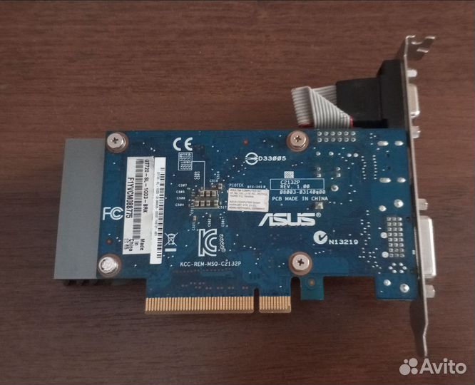 Видеокарта Asus GeForce GT 720 Silent LP 1024MB