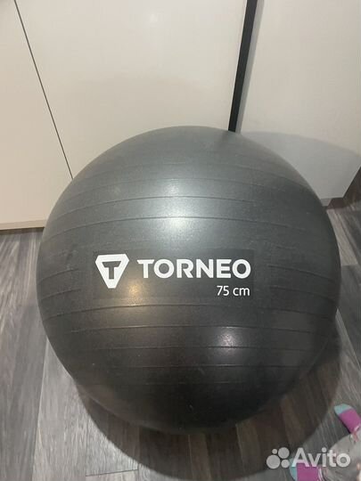 Гимнастический мяч, фитбол torneo, 75 см,fitball