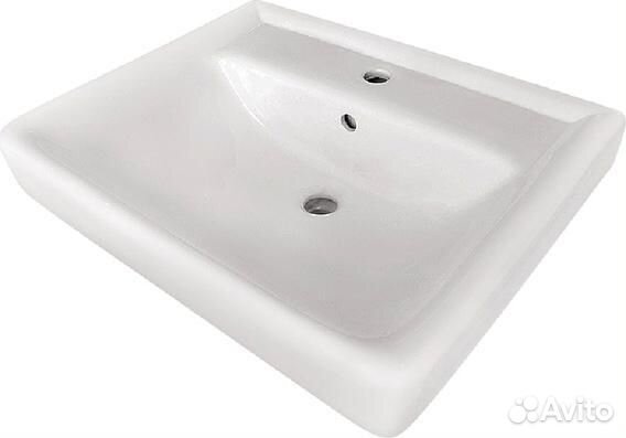 Тумба с раковиной aquaton Америна М 60 белая