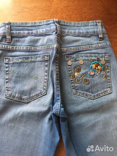 Джинсы, бриджи, капри для девочки